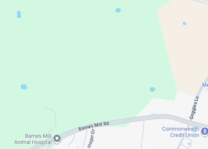 Map area near the farm and processor location