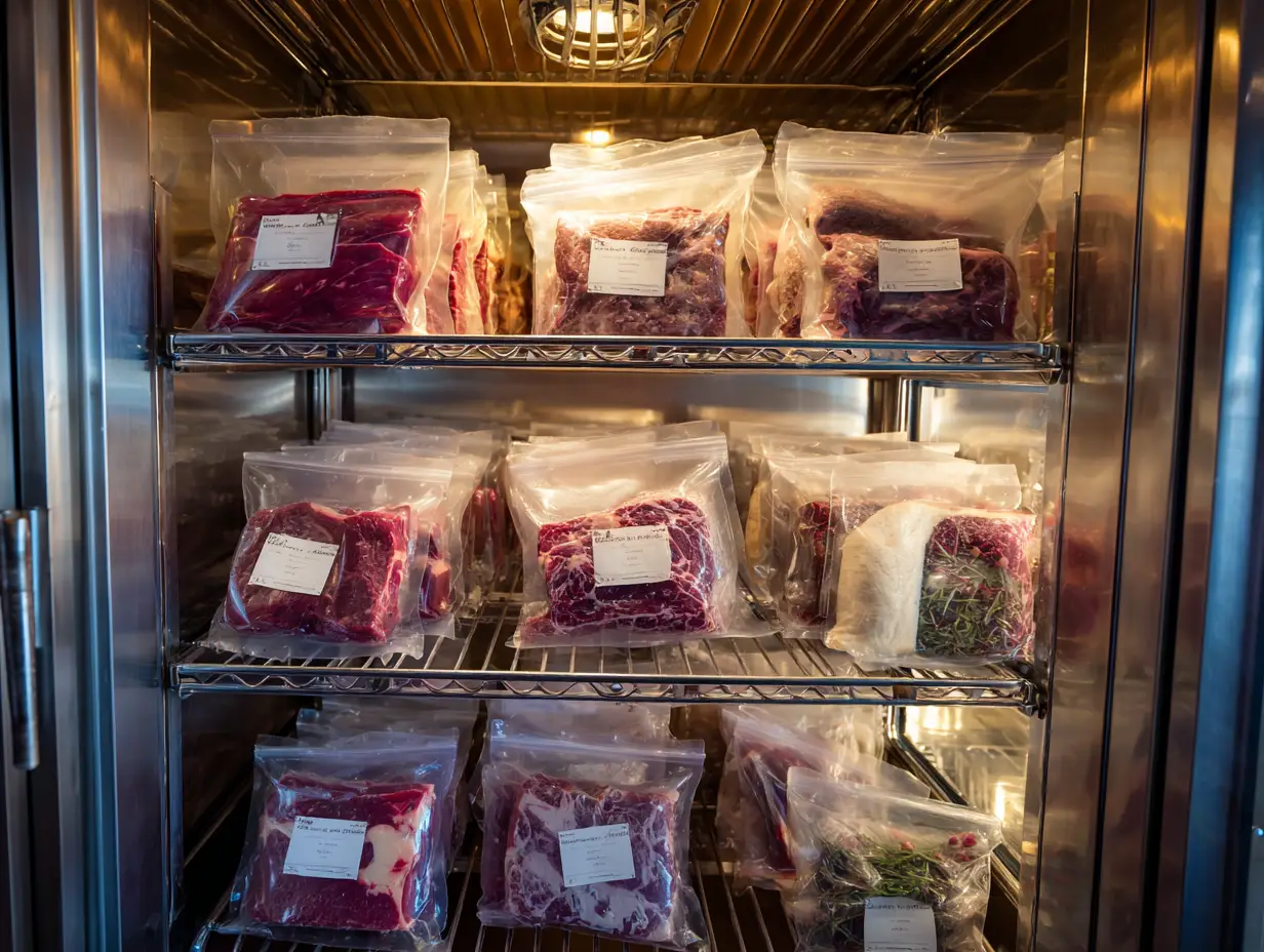 Whole beef share example packaging